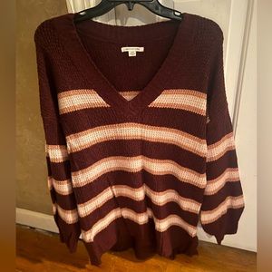 American Eagle striped sweater